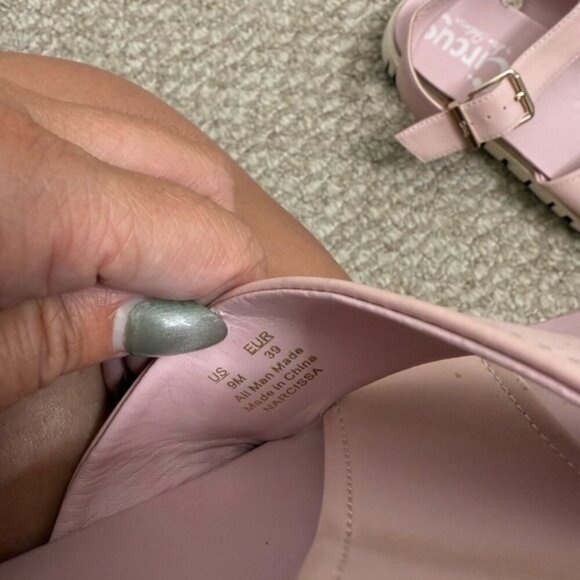 Circus by Sam Edelman Women's Light Pink Narcissa Flat Sandal Size 9 - Picture 8 of 8